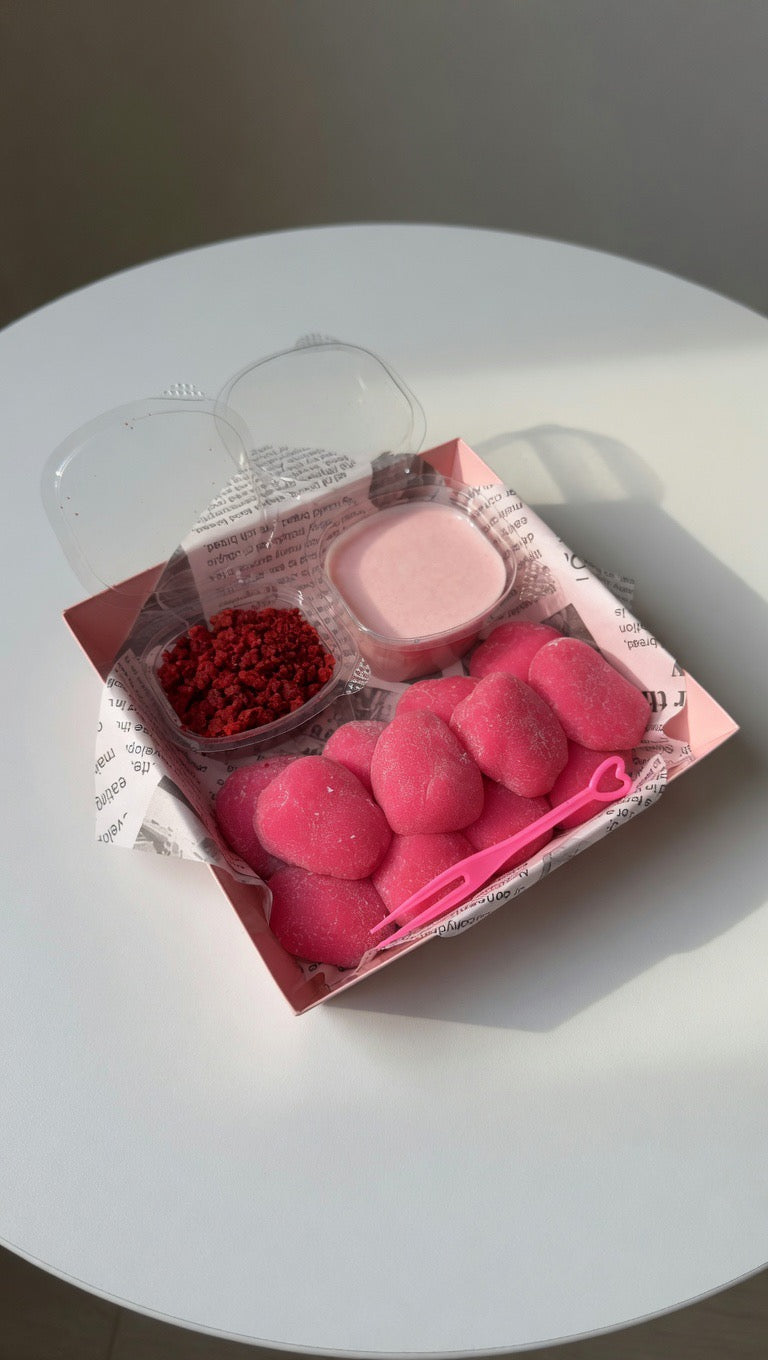 Crave Crumbl | Strawberry Crumbl Mochi Bites